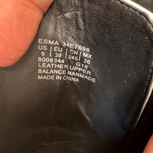 Calvin Klein Patent Leather White Lace-Up Boots Sz 9 - Picture 9 of 15